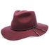 Monterey - Walrus Hats Light Brown Wool Felt Wide Brim Fedora Hat - H7010